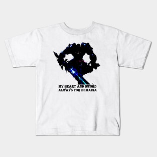 My heart and soul always for demacia Kids T-Shirt